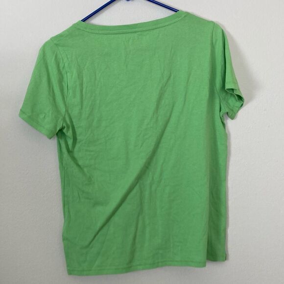 J. Crew Vintage Jersey in Lime Juice Size XS NWOT (Q7) - Picture 2 of 9